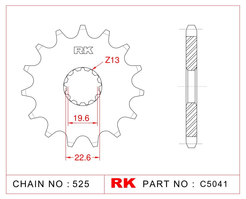 Rk Ön Dişli 15T