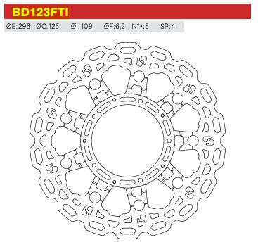 Brenta Fren Diski BD123FTI