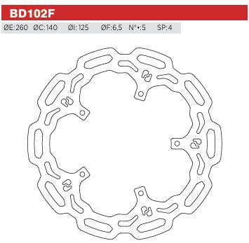 Brenta Fren Diski BD102F